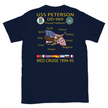 Load image into Gallery viewer, USS Peterson (DD-969) 1994-95 Cruise Shirt