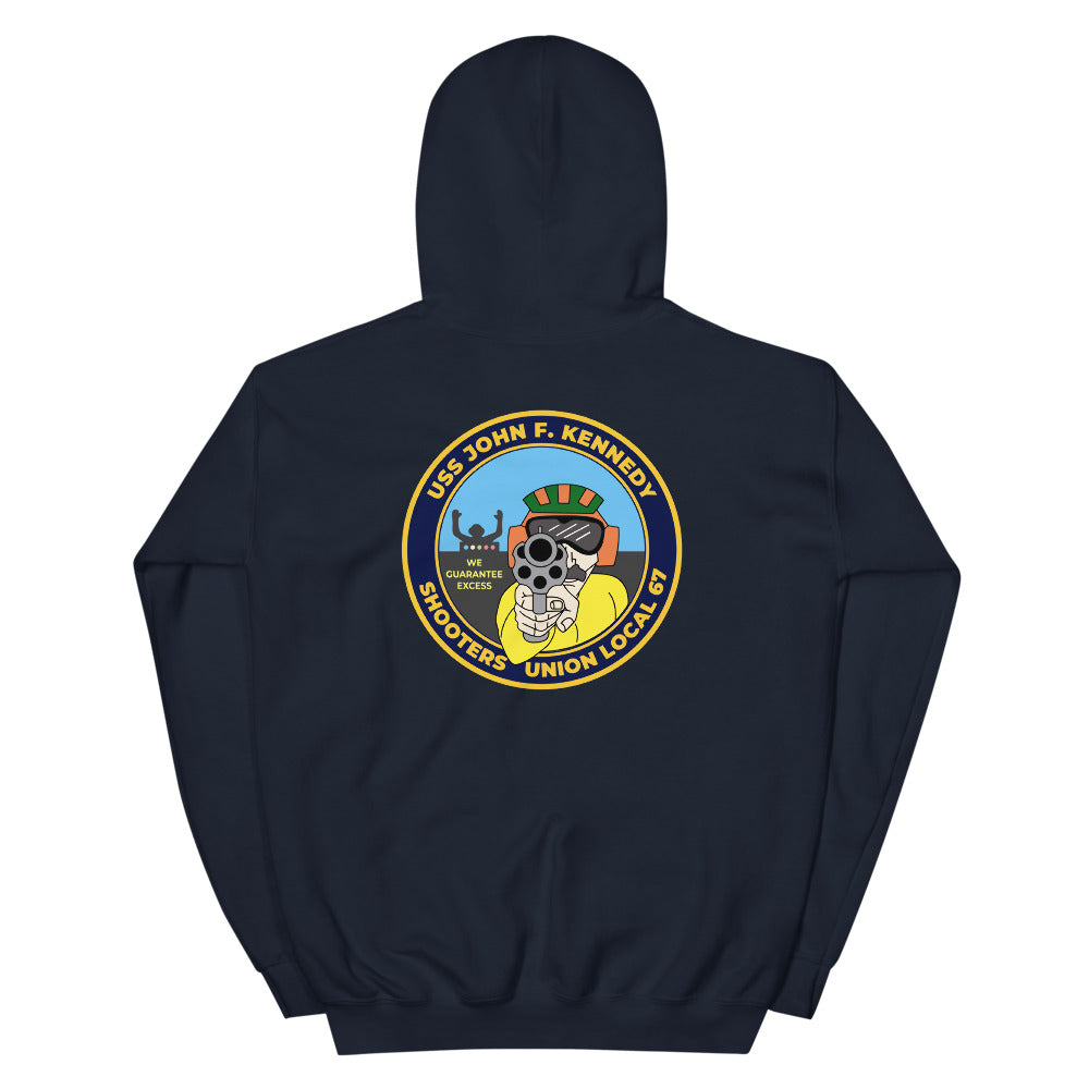 USS John F. Kennedy (CVA-67) Shooters Union Local 67 Hoodie