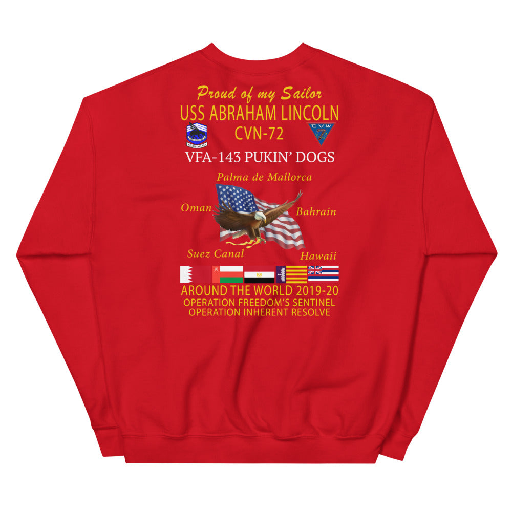 VFA-143 Pukin' Dogs 2019-20 Cruise Sweatshirt - Family