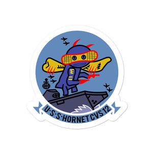 USS Hornet (CVS-12) Ship's Crest Vinyl Sticker