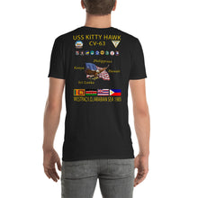 Load image into Gallery viewer, USS Kitty Hawk (CV-63) 1985 Cruise Shirt