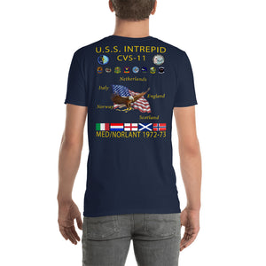 USS Intrepid (CVS-11) 1972-73 Cruise Shirt