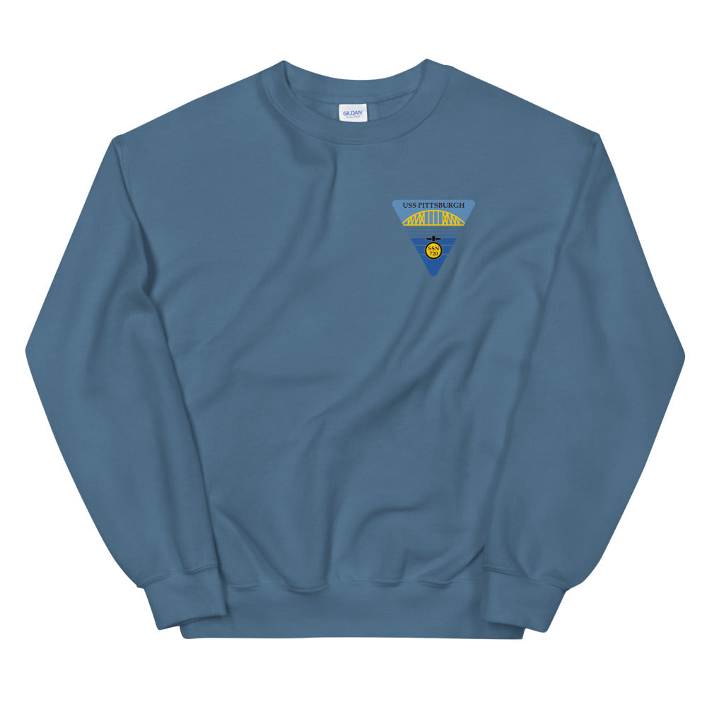 USS Pittsburgh (SSN-720) Ship's Crest Sweatshirt