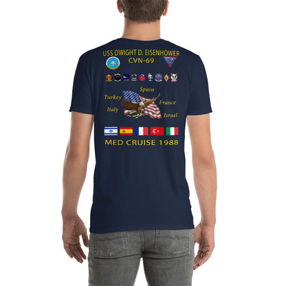 USS Dwight D. Eisenhower (CVN-69) 1988 Cruise Shirt