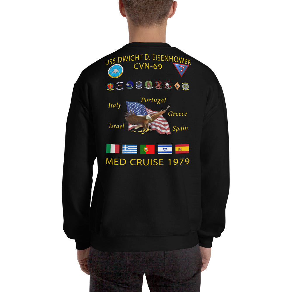 USS Dwight D. Eisenhower (CVN-69) 1979 Cruise Sweatshirt
