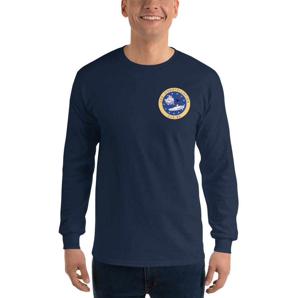 USS Constellation (CVA-64) 1969-70 Long Sleeve Cruise Shirt