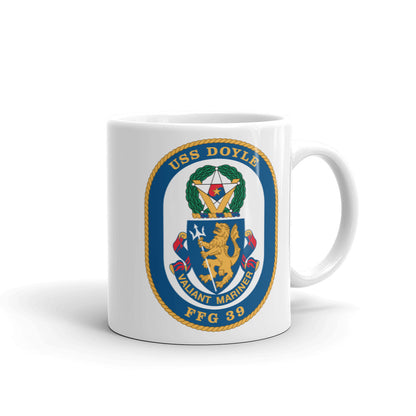 USS Doyle (FFG-39) Ship's Crest Mug