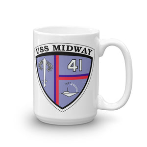 USS Midway (CVA/CV-41) Ship's Crest Mug