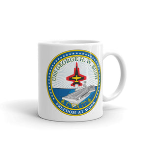 USS George H.W. Bush (CVN-77) Ship's Crest Mug