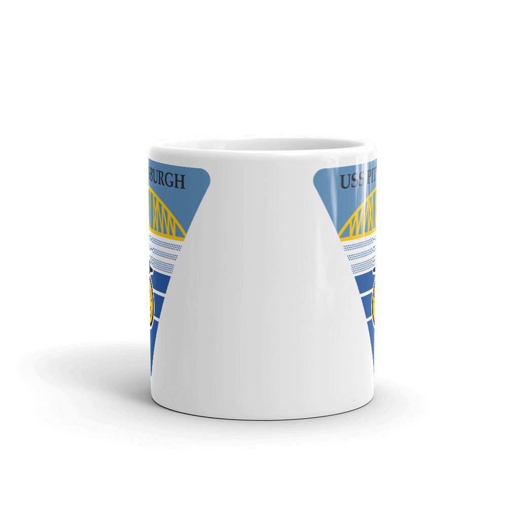 USS Pittsburgh (SSN-720) Ship's Crest Mug