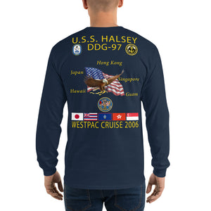 USS Halsey (DDG-97) 2006 Long Sleeve Cruise Shirt