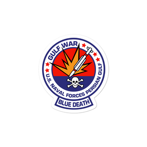 U.S. Naval Forces Persian Gulf - Blue Death Vinyl Sticker