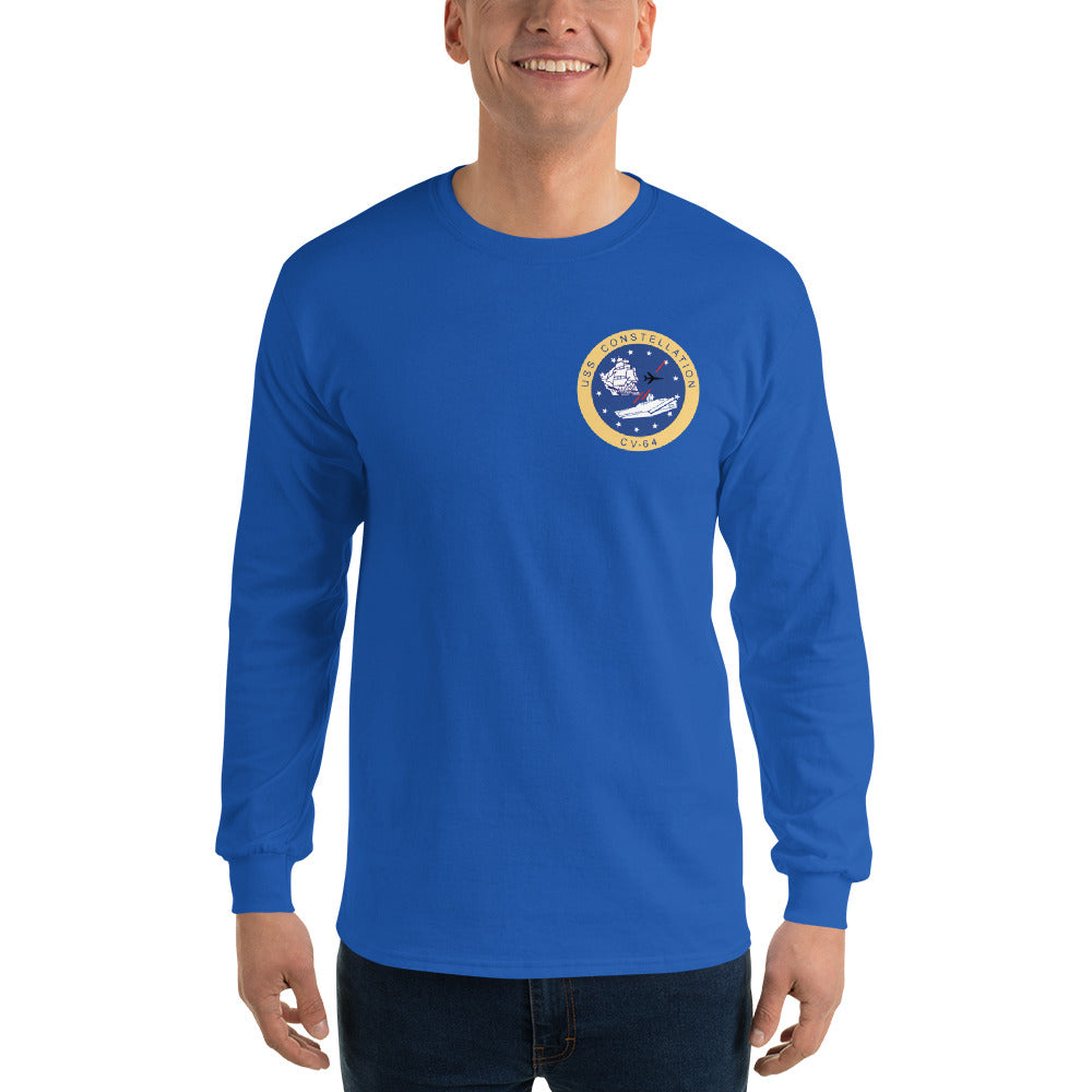 USS Constellation (CV-64) 1980 Long Sleeve Cruise Shirt