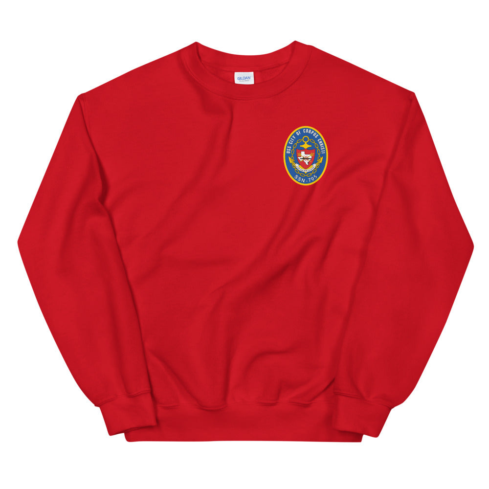 USS City of Corpus Christi (SSN-705) Ship's Crest Sweatshirt