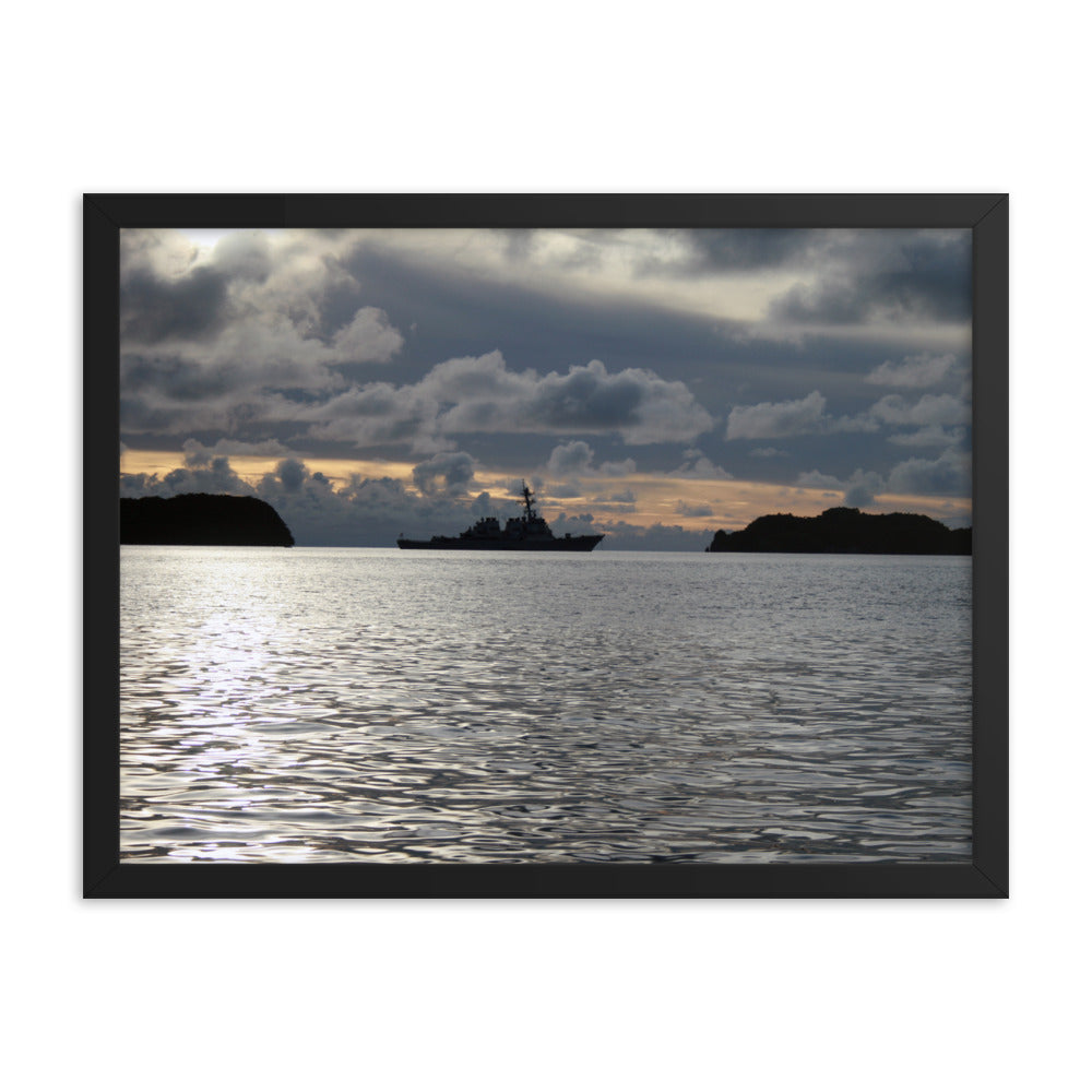 USS Benfold (DDG-65) Framed Ship Photo