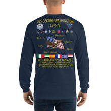 Load image into Gallery viewer, USS George Washington (CVN-73) 1996 Long Sleeve Cruise Shirt