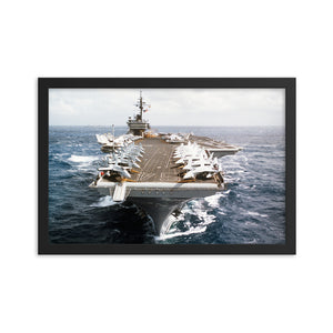 USS Constellation (CV-64) Framed Ship Photo