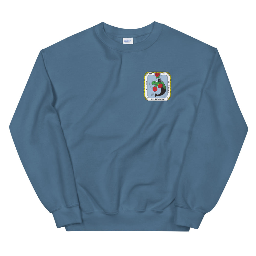 USS Pasadena (SSN-752) Ship's Crest Sweatshirt