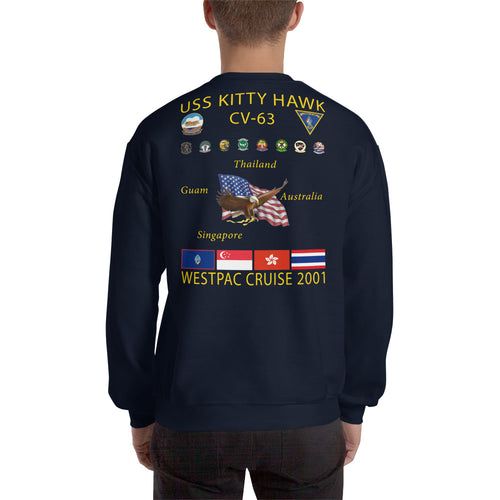 USS Kitty Hawk (CV-63) 2001 Cruise Sweatshirt