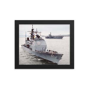 USS Ticonderoga (CG-47) Framed Ship Photo