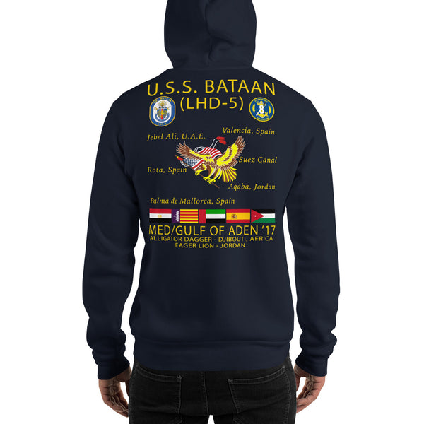 USS Bataan (LHD-5) 2017 Cruise Hoodie