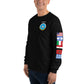 IKE CUSTOM w/FLAGS - E HUGHES - Long Sleeve Shirt