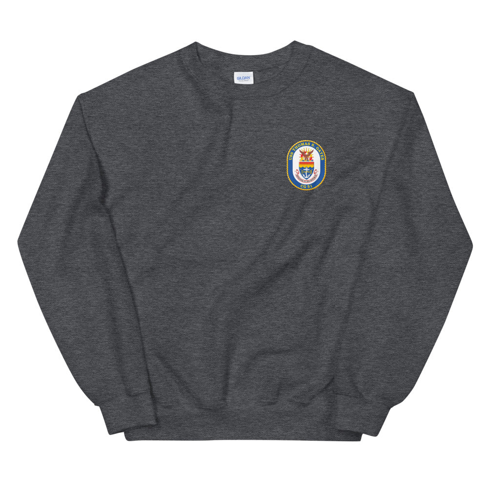 USS Thomas S. Gates (CG-51) Ship's Crest Sweatshirt
