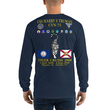 Load image into Gallery viewer, USS Harry S. Truman (CVN-75) 2008 Long Sleeve Tiger Cruise Shirt