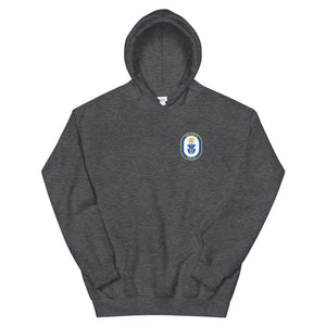 USS Curts (FFG-38) Ship's Crest Hoodie