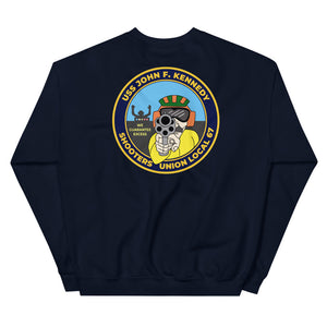 USS John F. Kennedy (CVA-67) Shooters Union Local 67 Sweatshirt