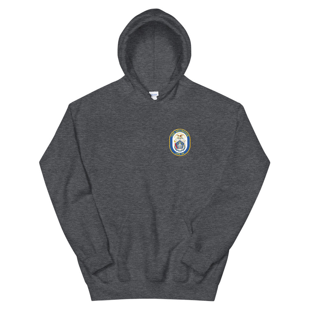 USS Arlington (LPD-24) Ship's Crest Hoodie