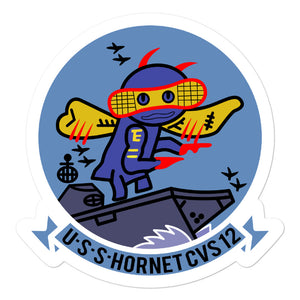 USS Hornet (CVS-12) Ship's Crest Vinyl Sticker