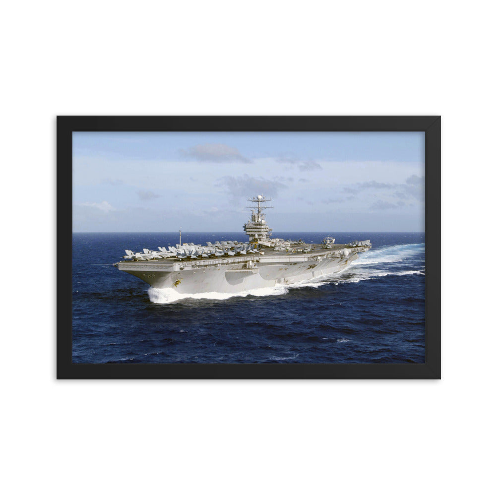 USS Abraham Lincoln (CVN-72) Framed Ship Photo