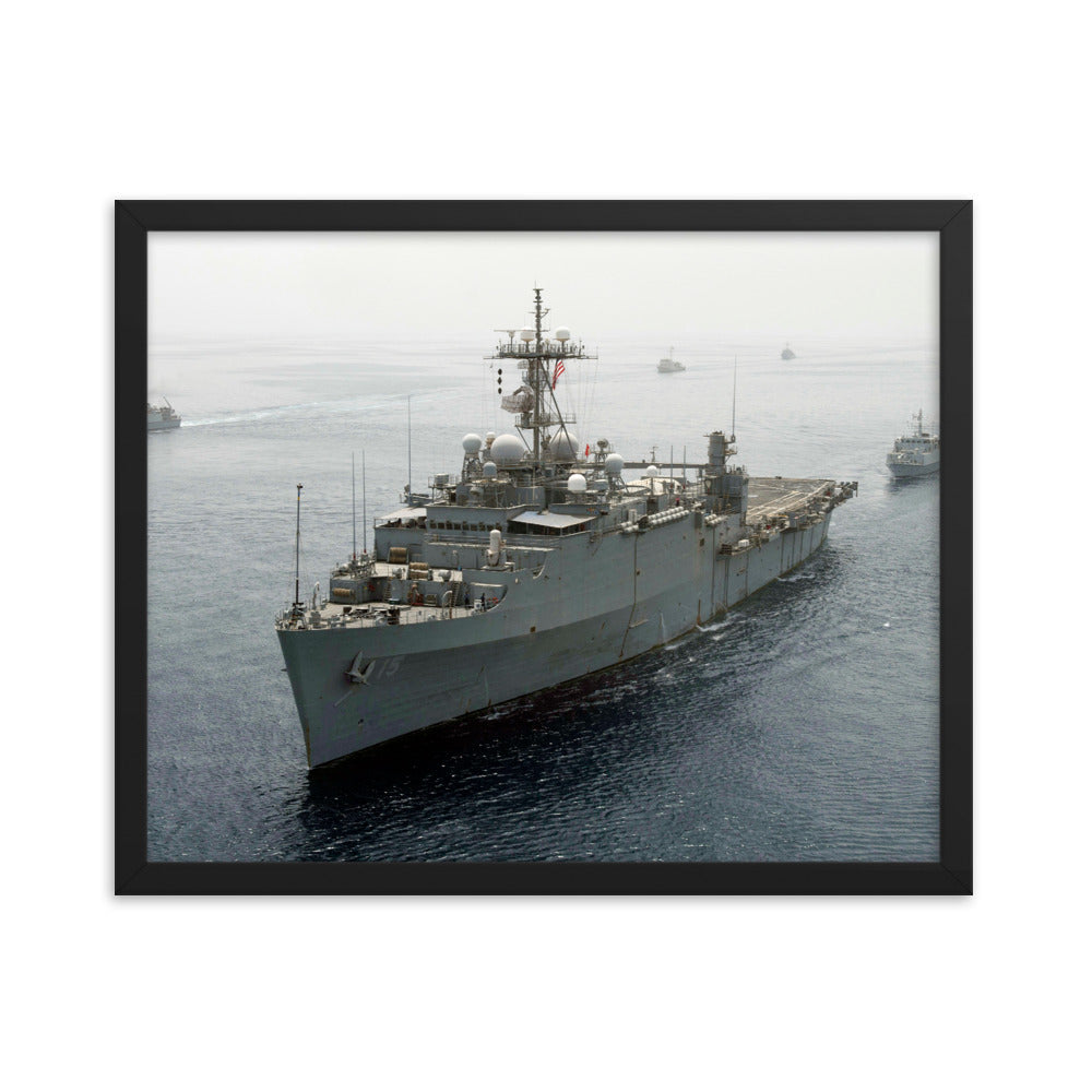 USS Ponce (LPD-15) Framed Ship Photo