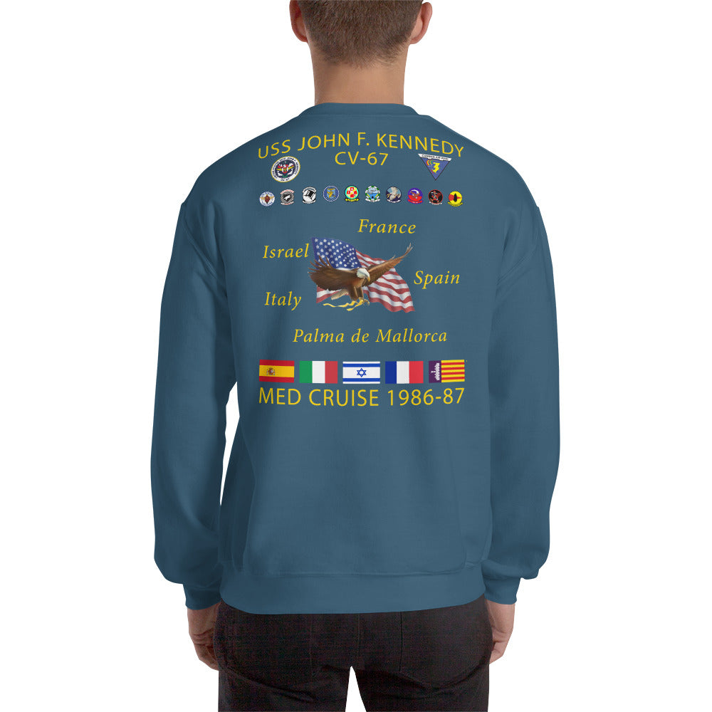 USS John F. Kennedy (CV-67) 1986-87 Cruise Sweatshirt