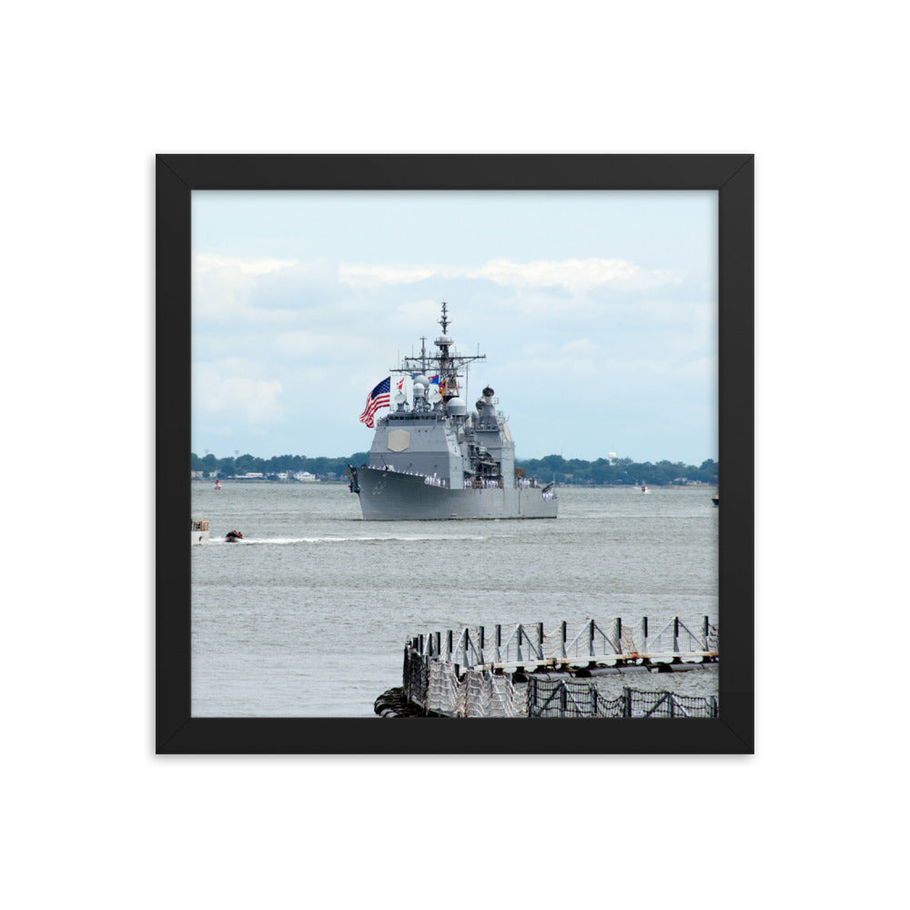 USS Anzio (CG-68) Framed Ship Photo