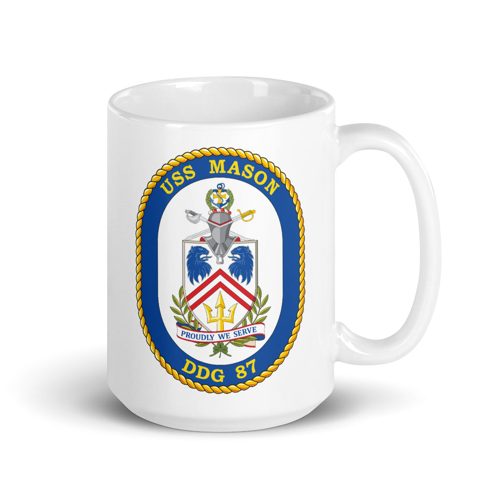 USS Mason (DDG-87) Ship's Crest Mug