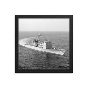 USS Lake Champlain (CG-57) Framed Ship Photo