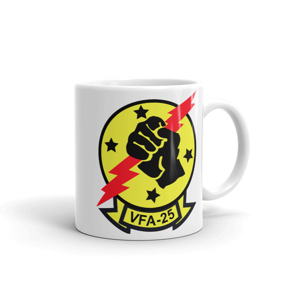 VFA-25 Fist of the Fleet Squadron Crest Mug