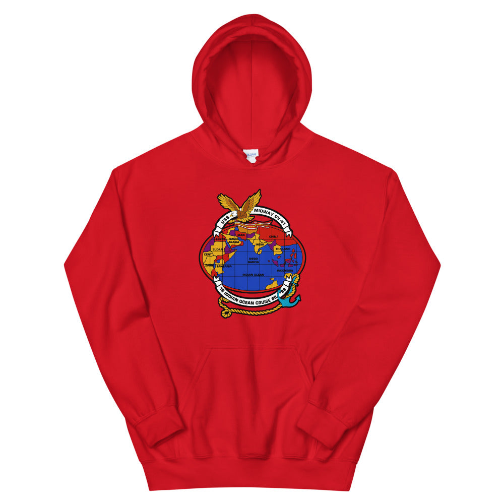 USS Midway (CV-41) Indian Ocean Cruise 1988-89 Hoodie
