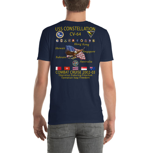 USS Constellation (CV-64) 2002-03 Cruise Shirt