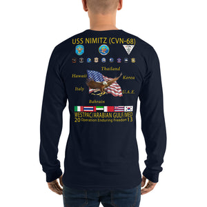USS Nimitz (CVN-68) 2013 Long Sleeve Cruise Shirt