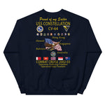 USS Constellation (CV-64) 2002-03 Cruise Sweatshirt - FAMILY