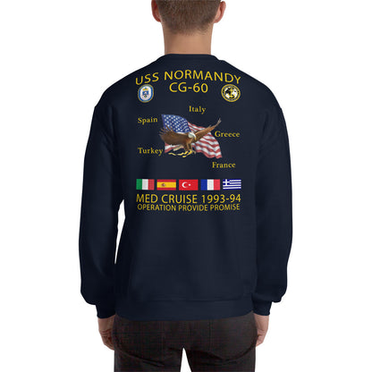 USS Normandy (CG-60) 1993-94 Cruise Sweatshirt