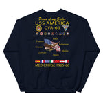 USS America (CVA-66) 1965-66 Cruise Sweatshirt - FAMILY