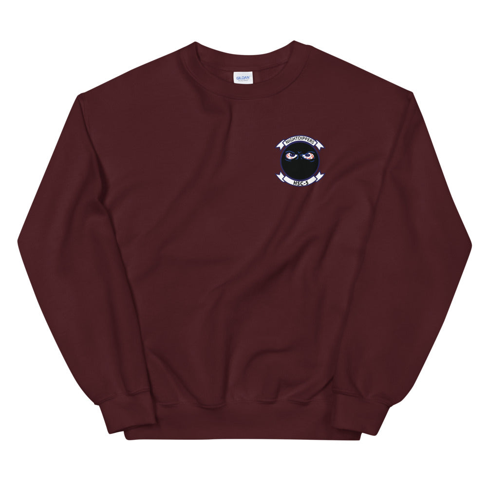 HSC-5 Nightdippers Squadron Crest Sweatshirt