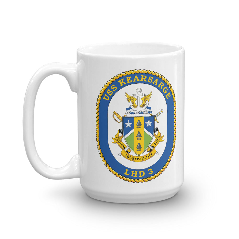 USS Kearsarge (LHD-3) Ship's Crest Mug