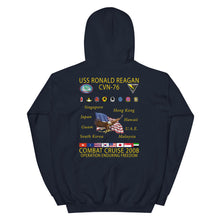 Load image into Gallery viewer, USS Ronald Reagan (CVN-76) 2008 Cruise Hoodie
