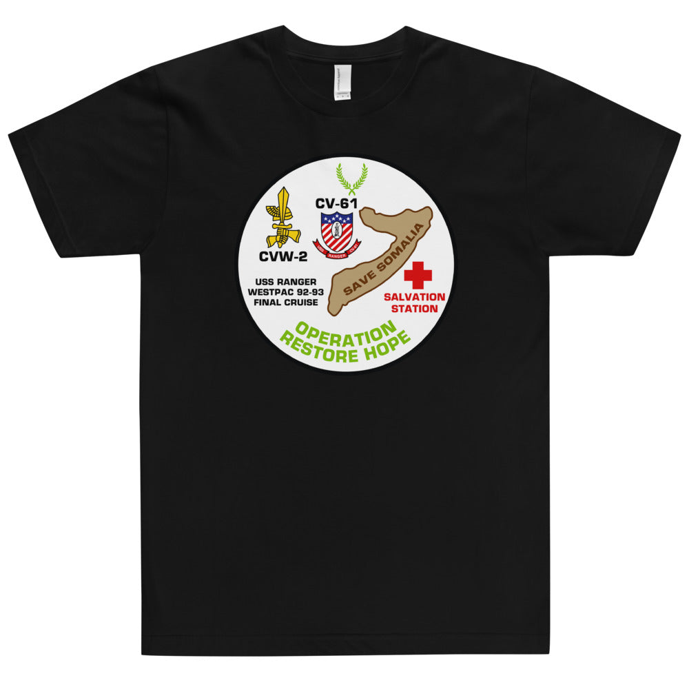 USS Ranger (CV-61) Operation Restore Hope '92-'93 Shirt