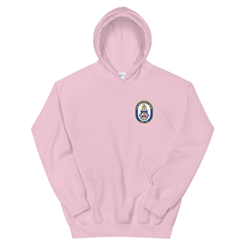 USS Harpers Ferry (LSD-49) Ship's Crest Hoodie